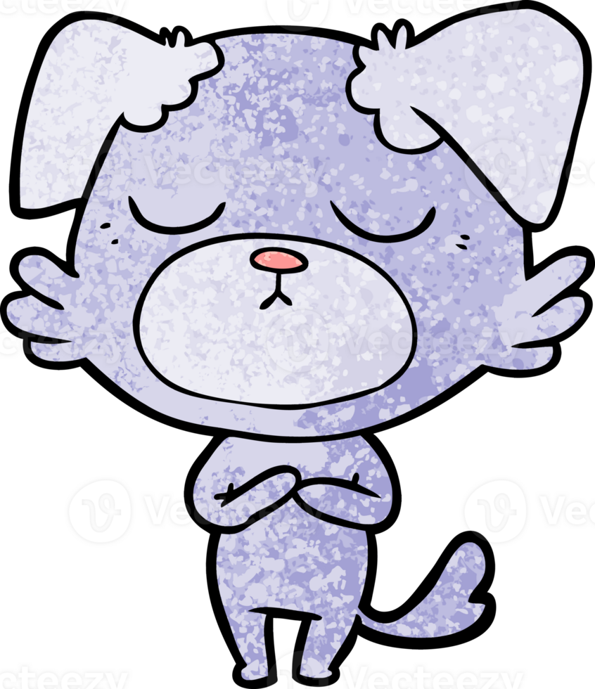 cute cartoon dog drawing png