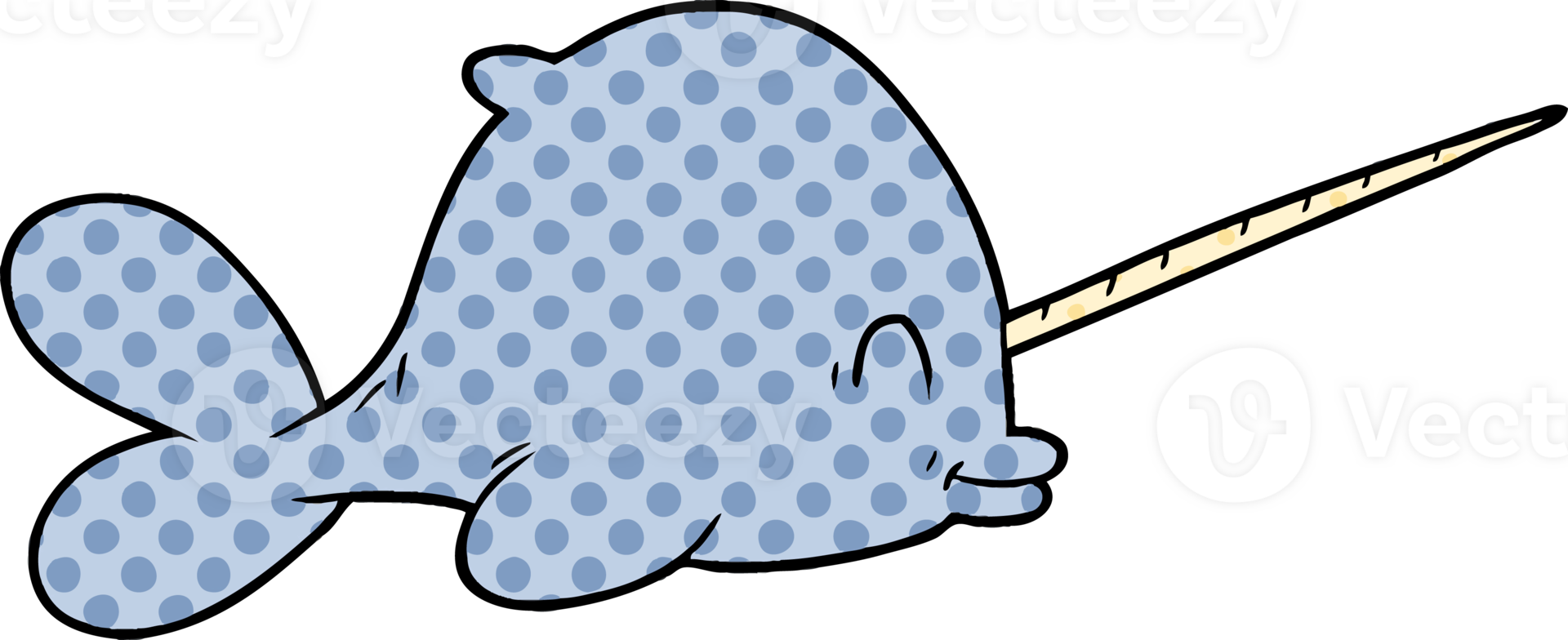 cartoon narwhal drawing png