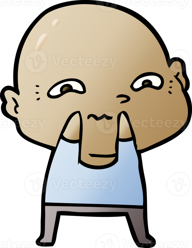 cartoon creepy guy drawing png