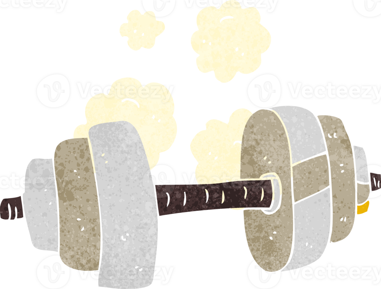 cartoon dumbbell drawing png
