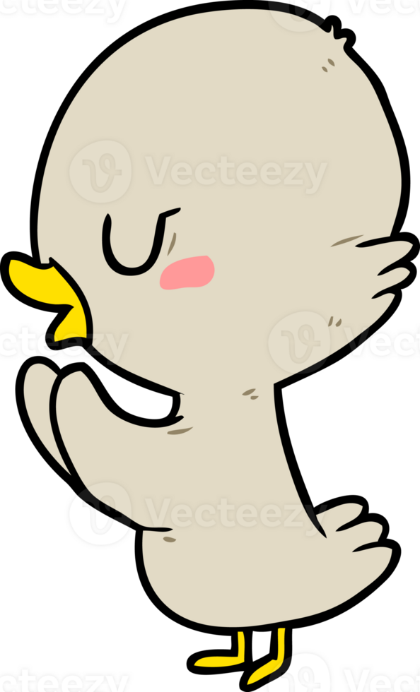 cute cartoon duckling drawing png