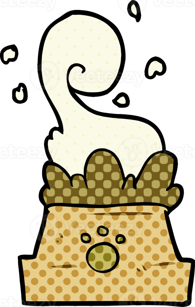 cartoon bowl of dog food drawing png