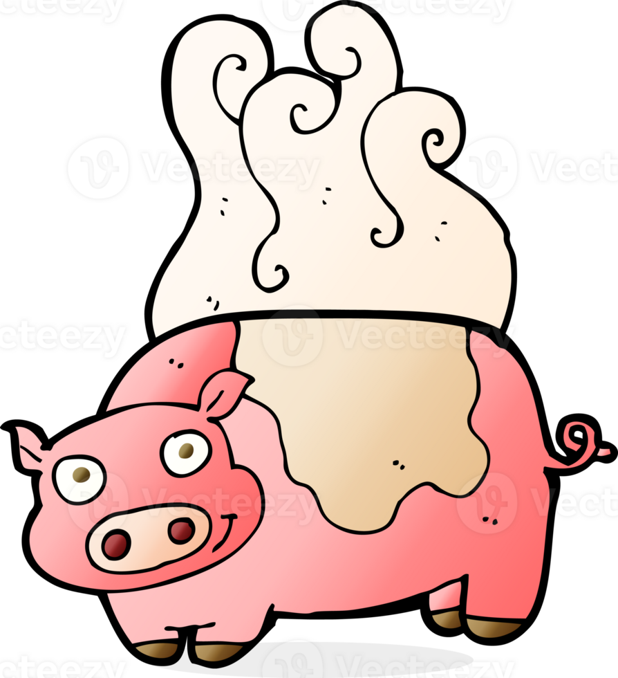 cartoon pig drawing png