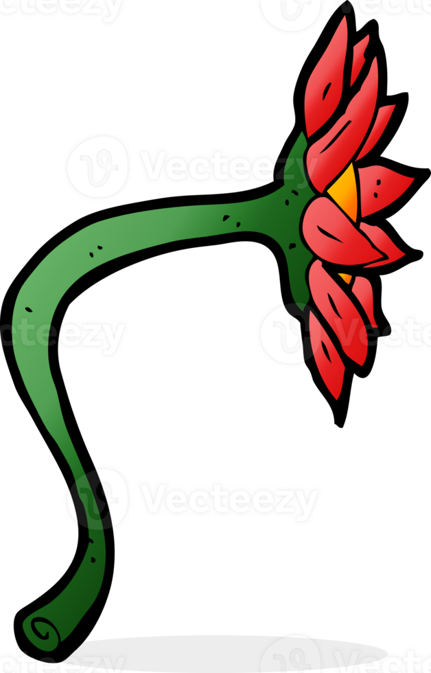 cartoon flower drawing png