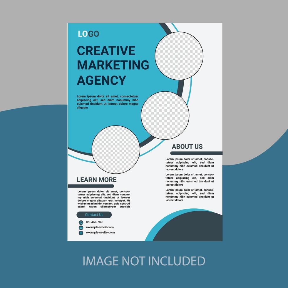 Premium Quality A4 size flyer design template vector