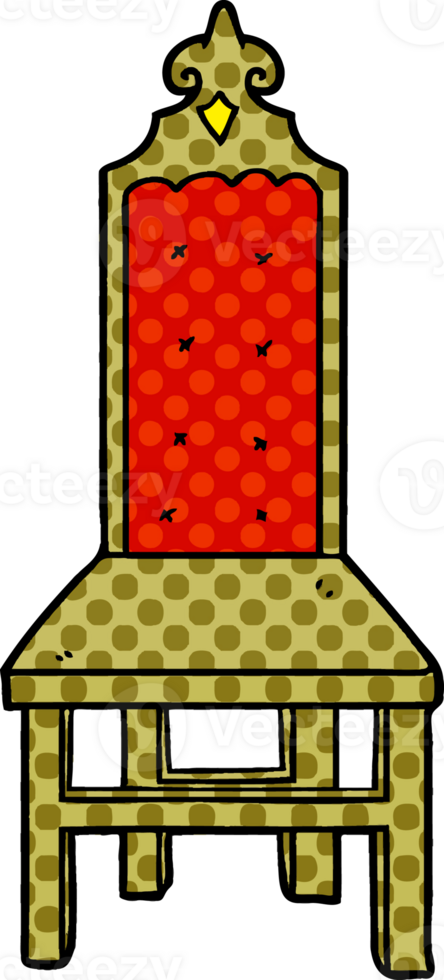 fancy cartoon chair drawing png