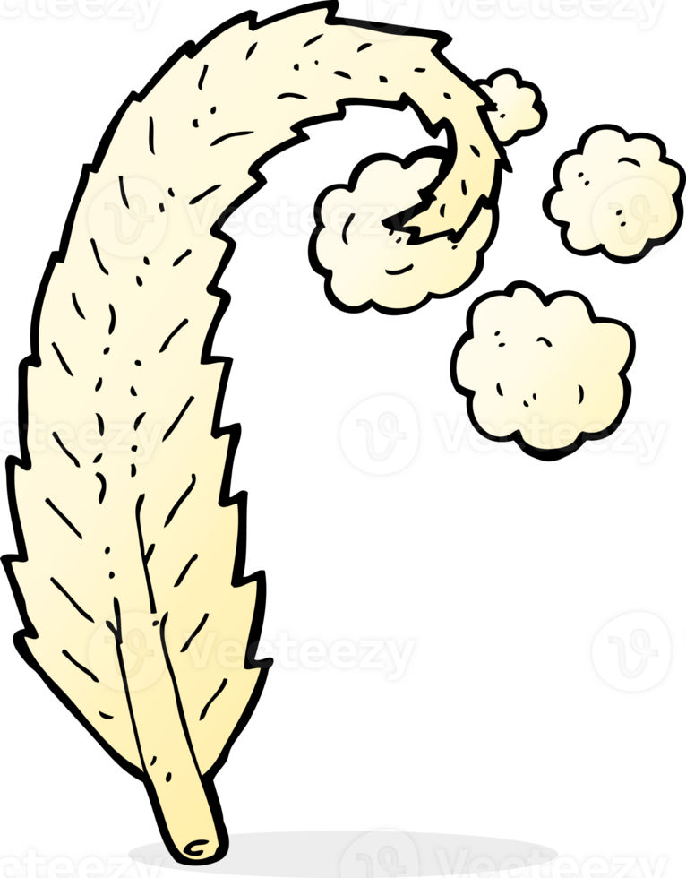 cartoon feather drawing png