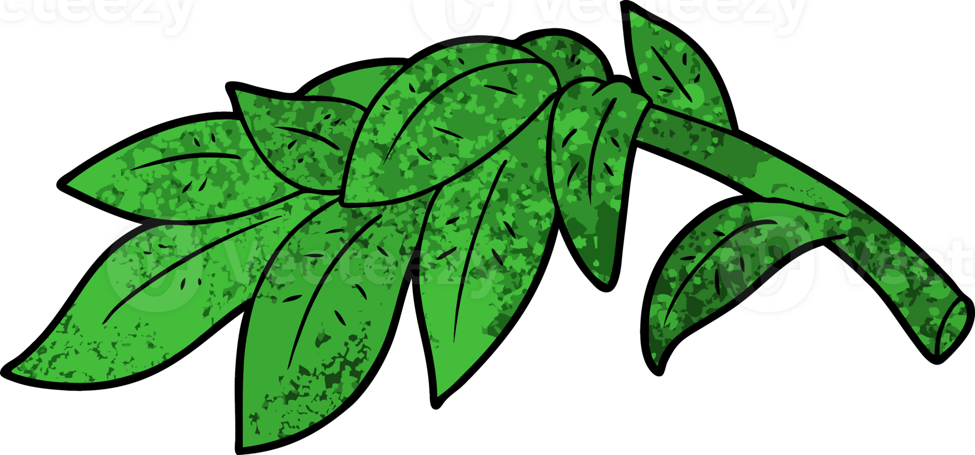 cartoon leaves drawing png