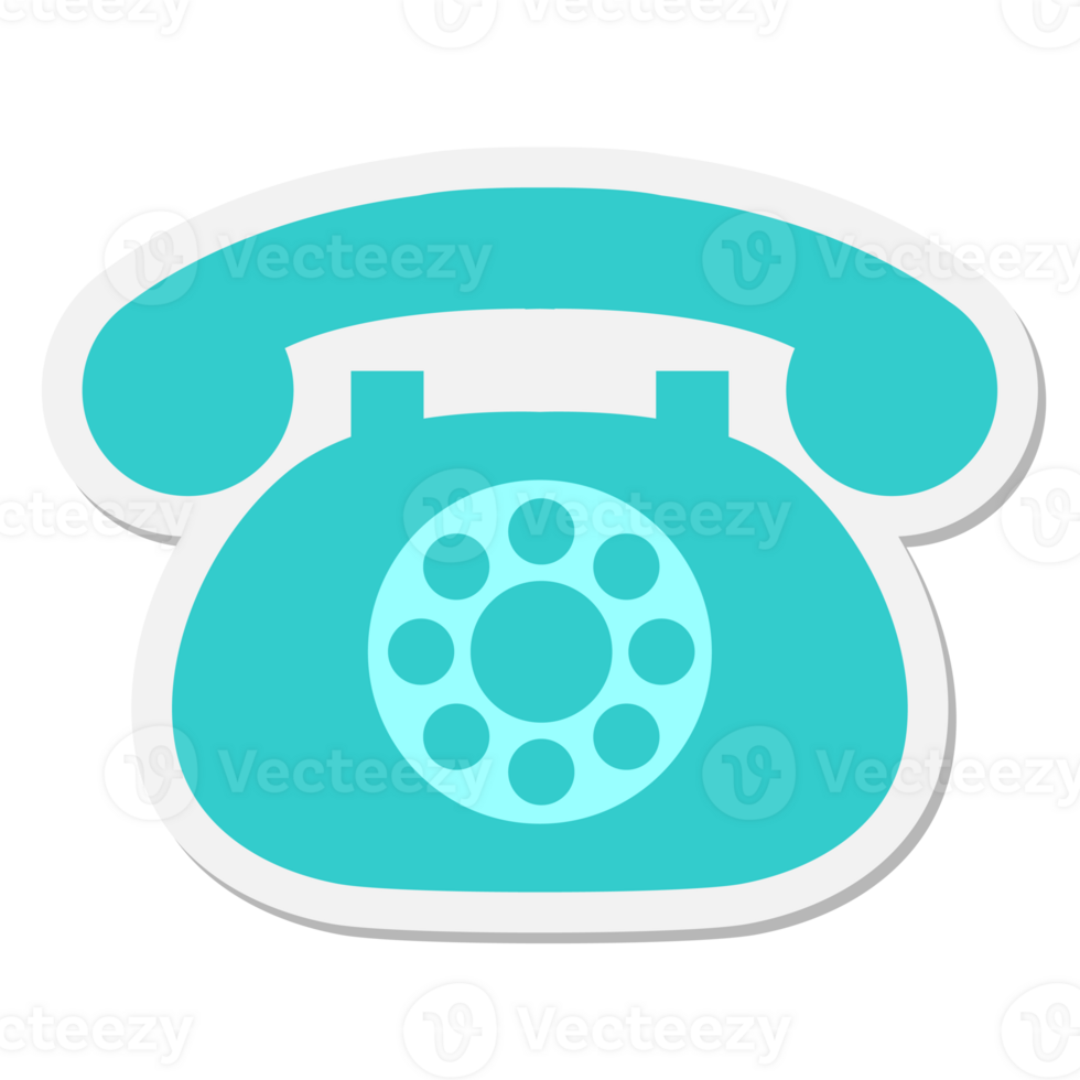 telephone sticker drawing png