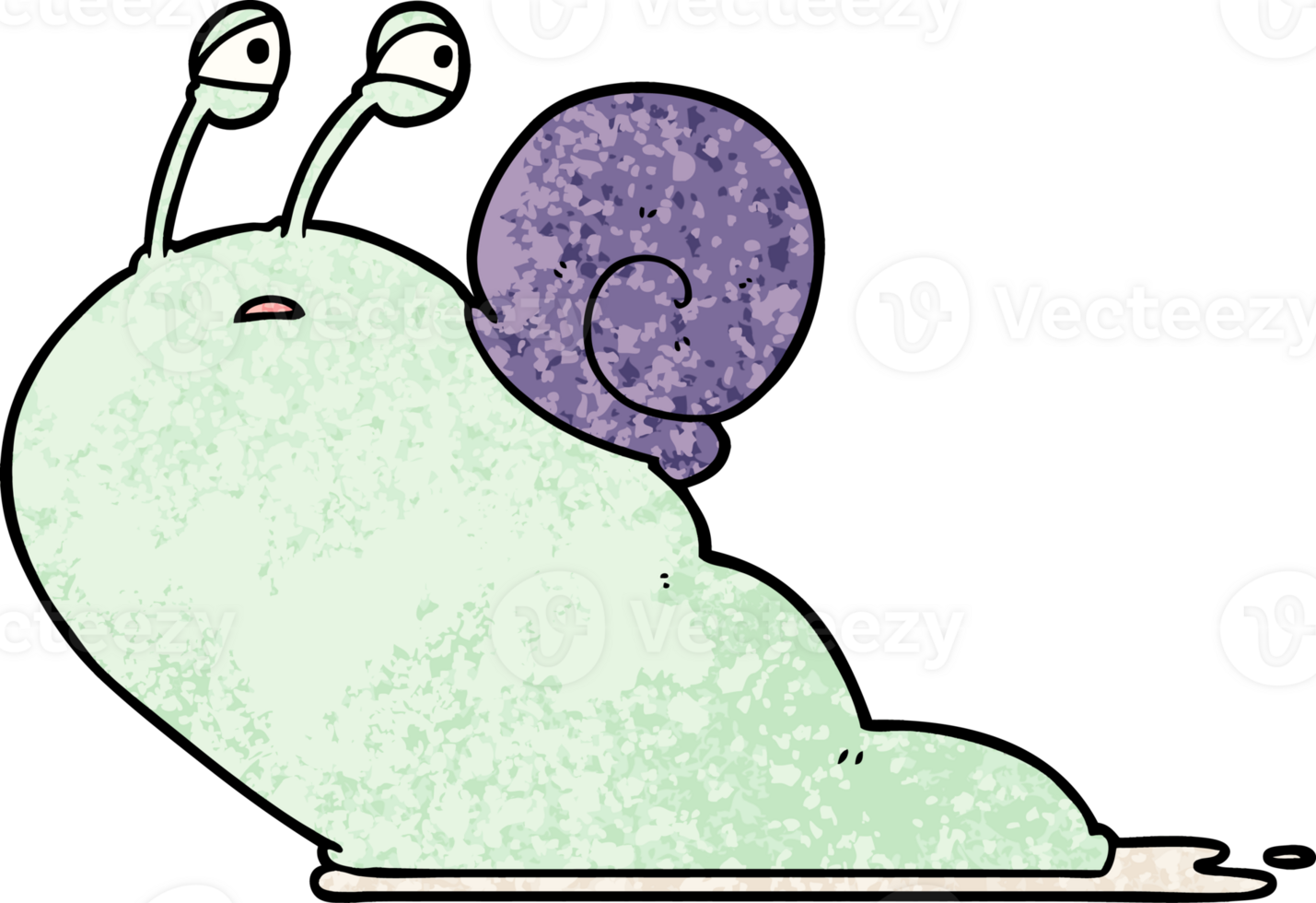 cartoon slug drawing png