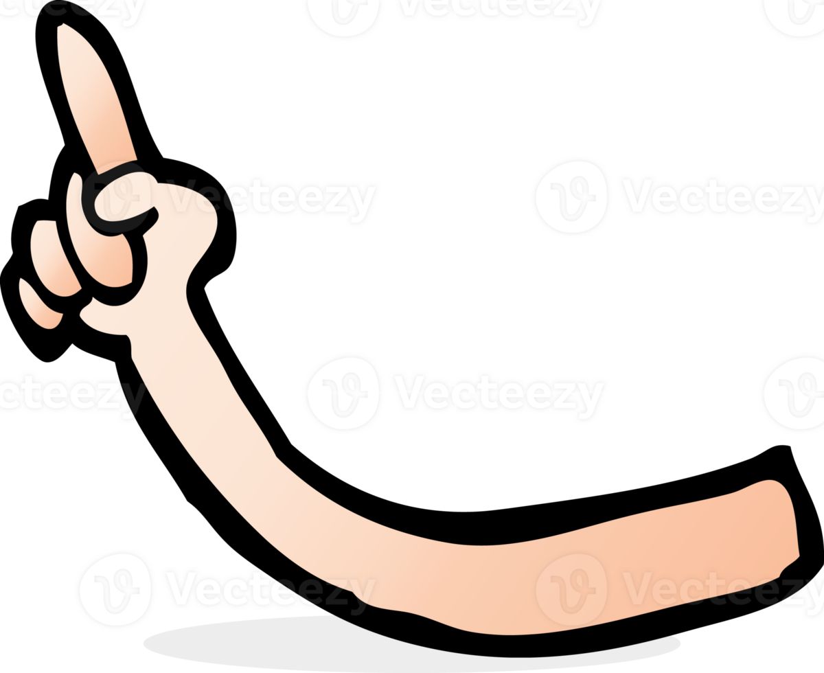 cartoon arm drawing png
