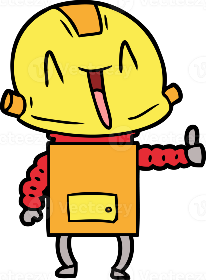 cartoon robot drawing png