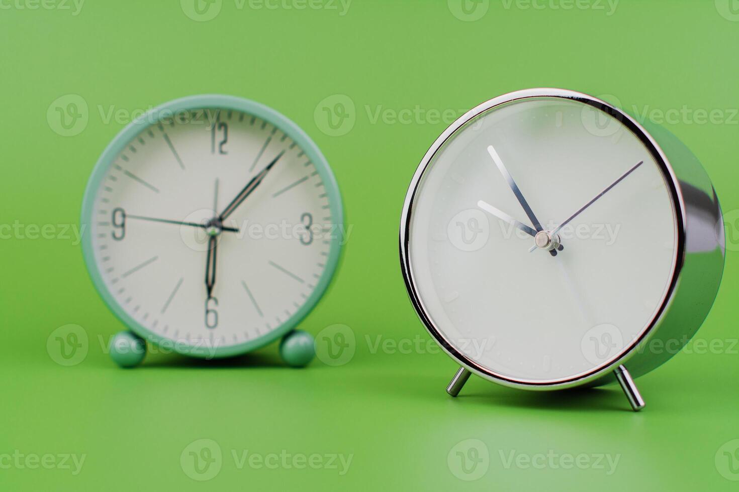 Time and the law of time, the limits of work, a stationary hand, studio photography, time concept. photo