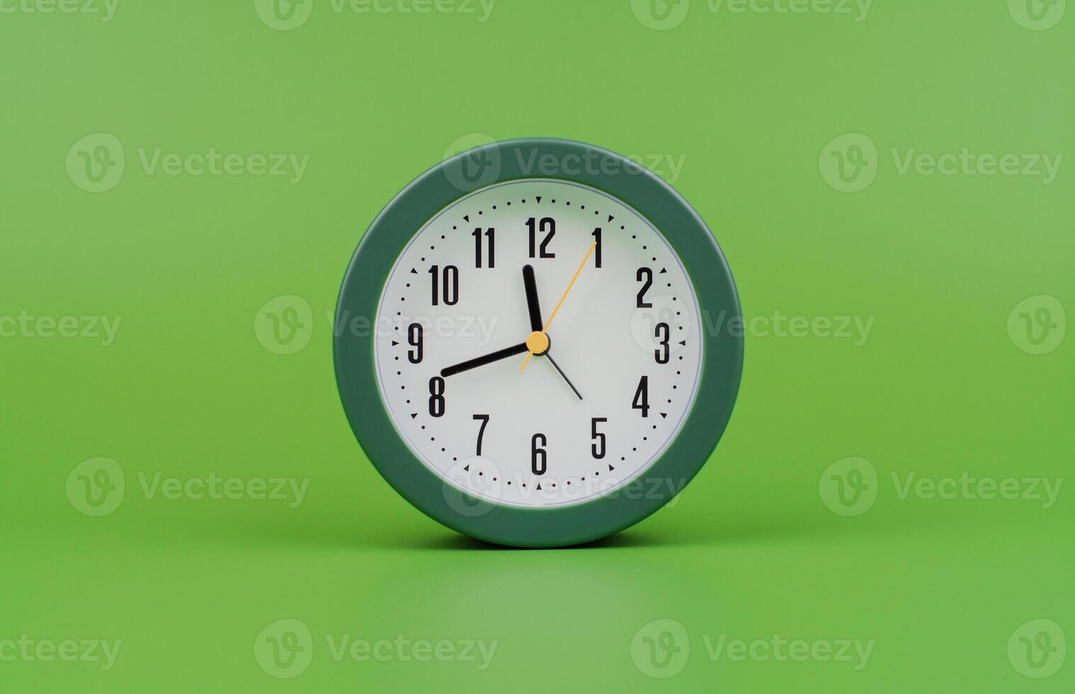Time and the law of time, the limits of work, a stationary hand, studio photography, time concept. photo