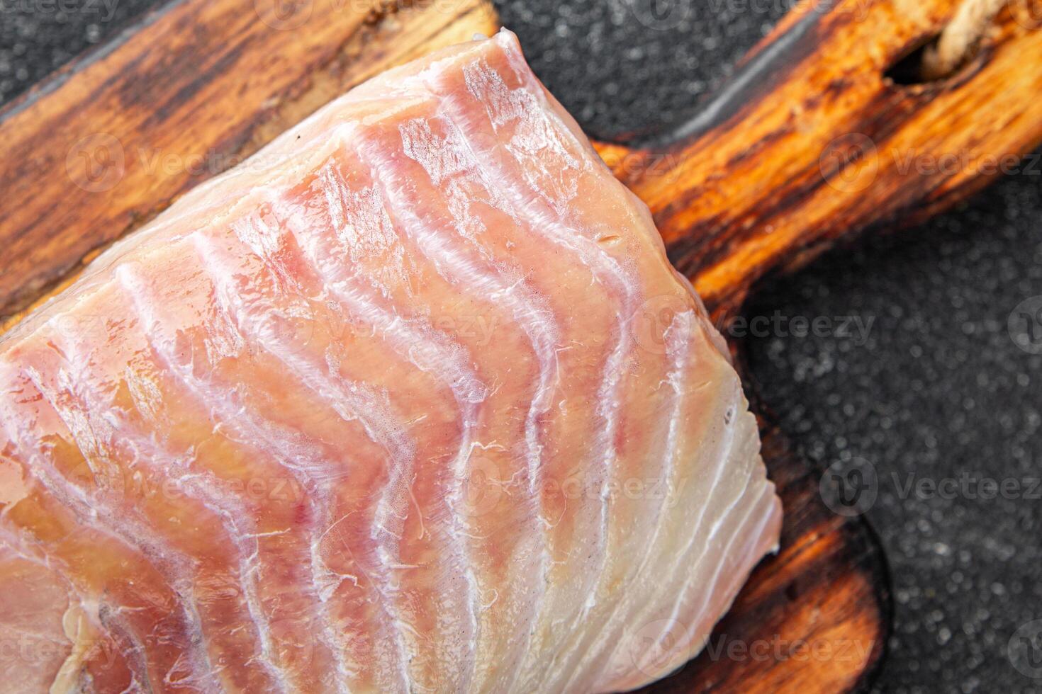 tilapia raw fish fillet seafood fresh appetizer meal food snack on the table copy space food photo