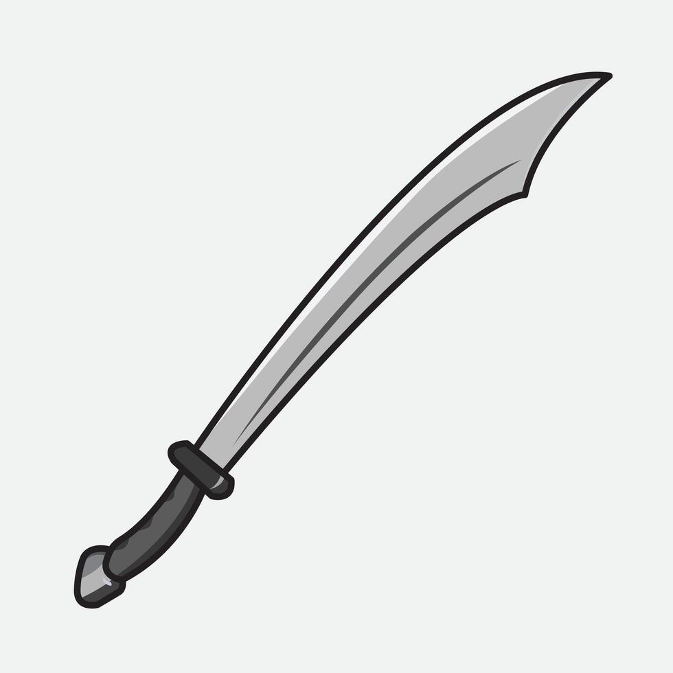 illustration Sword. design Sword. Sword Cartoon design illustration and icon for website, digital and print vector