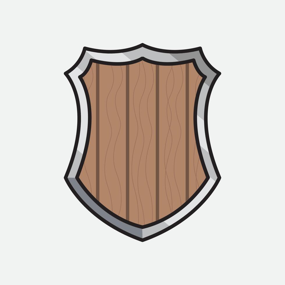 illustration Shield. design Shield. Shield Cartoon design illustration and icon for website, digital and print vector