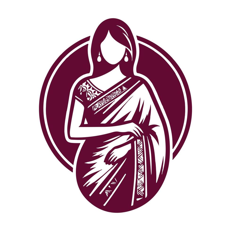 Womens fashion shop and beauty business Logo EPS10 illustration vector