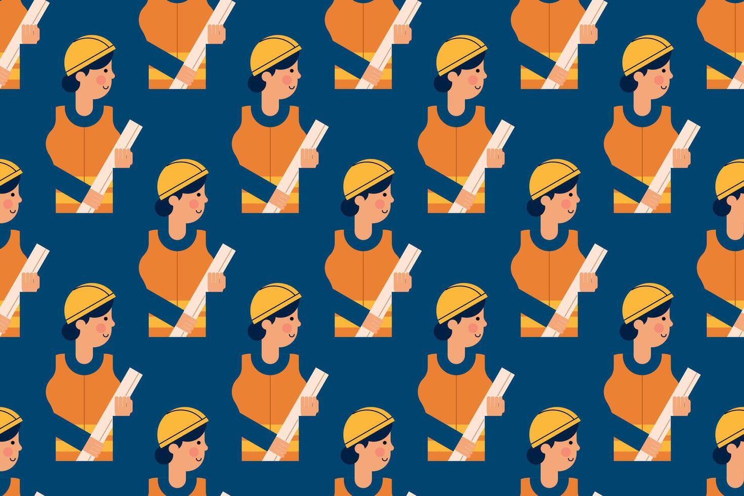 People seamless pattern background illustration vector
