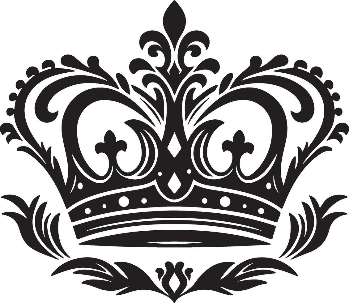 crown silhouette art illustration vector