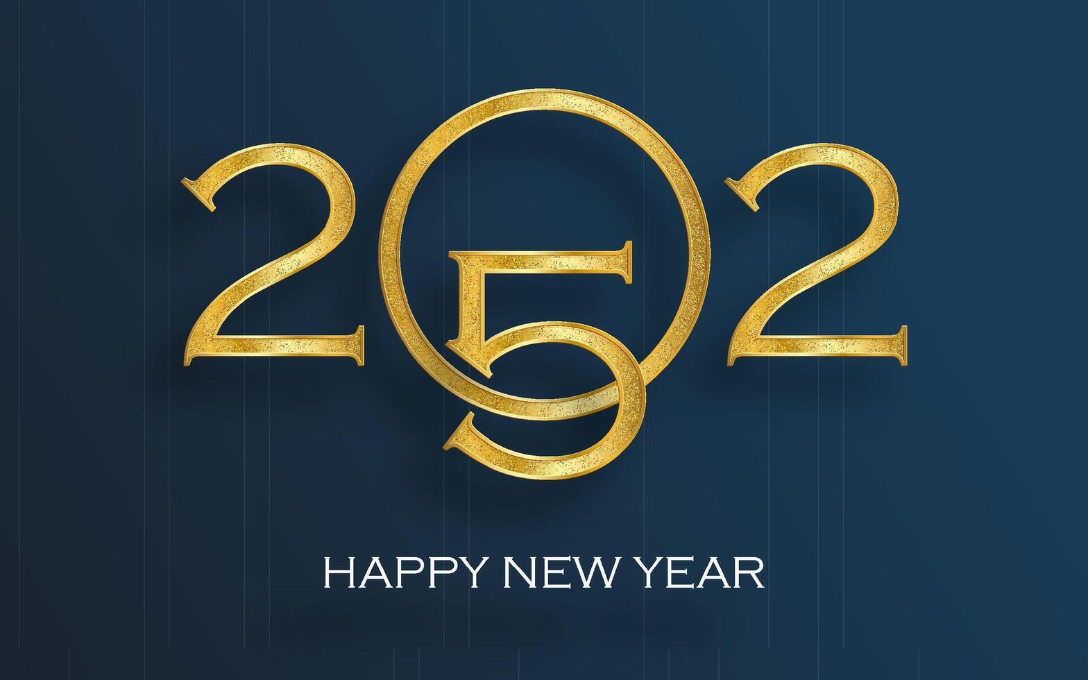Happy New Year 2025, festive pattern on color background vector