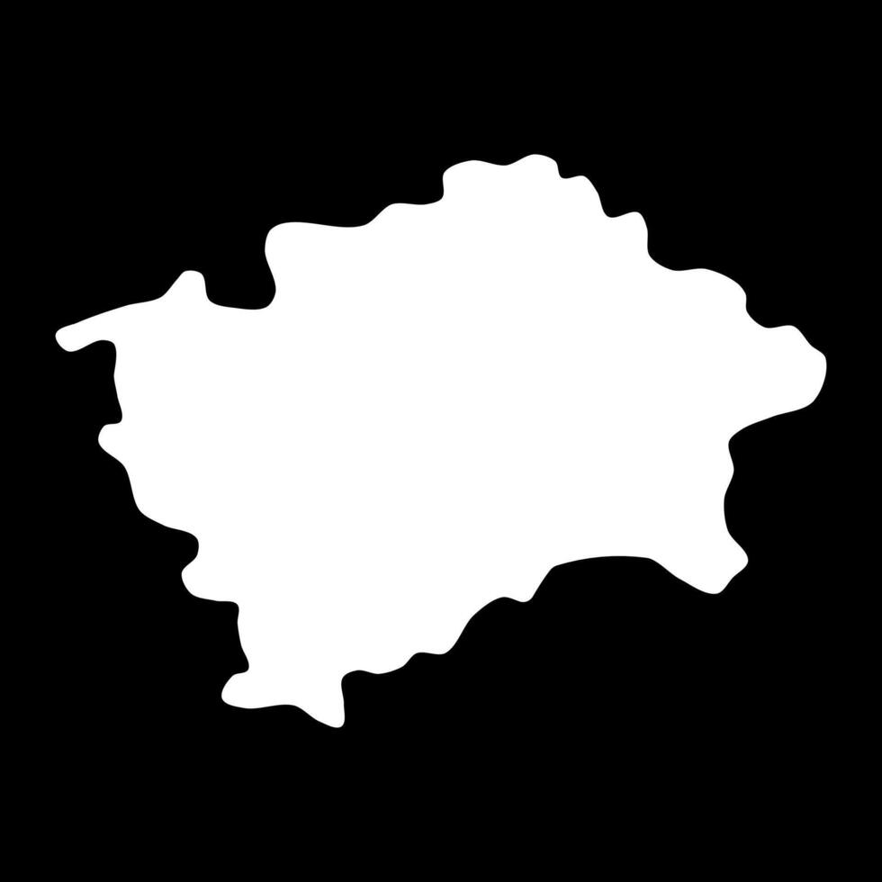 Prague region administrative unit of the Czech Republic. illustration. vector