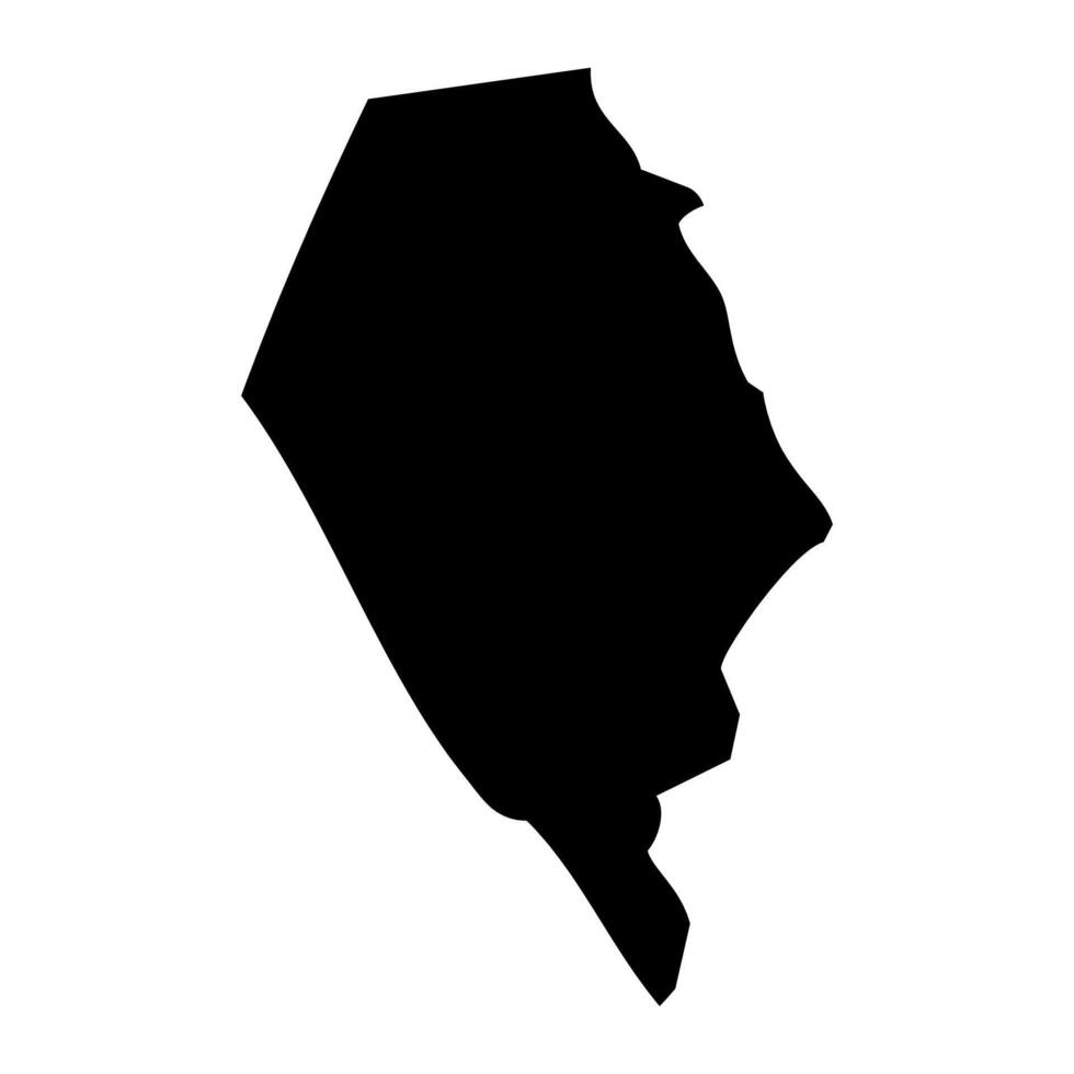 Faasaleleaga district map, administrative division of Samoa. illustration. vector