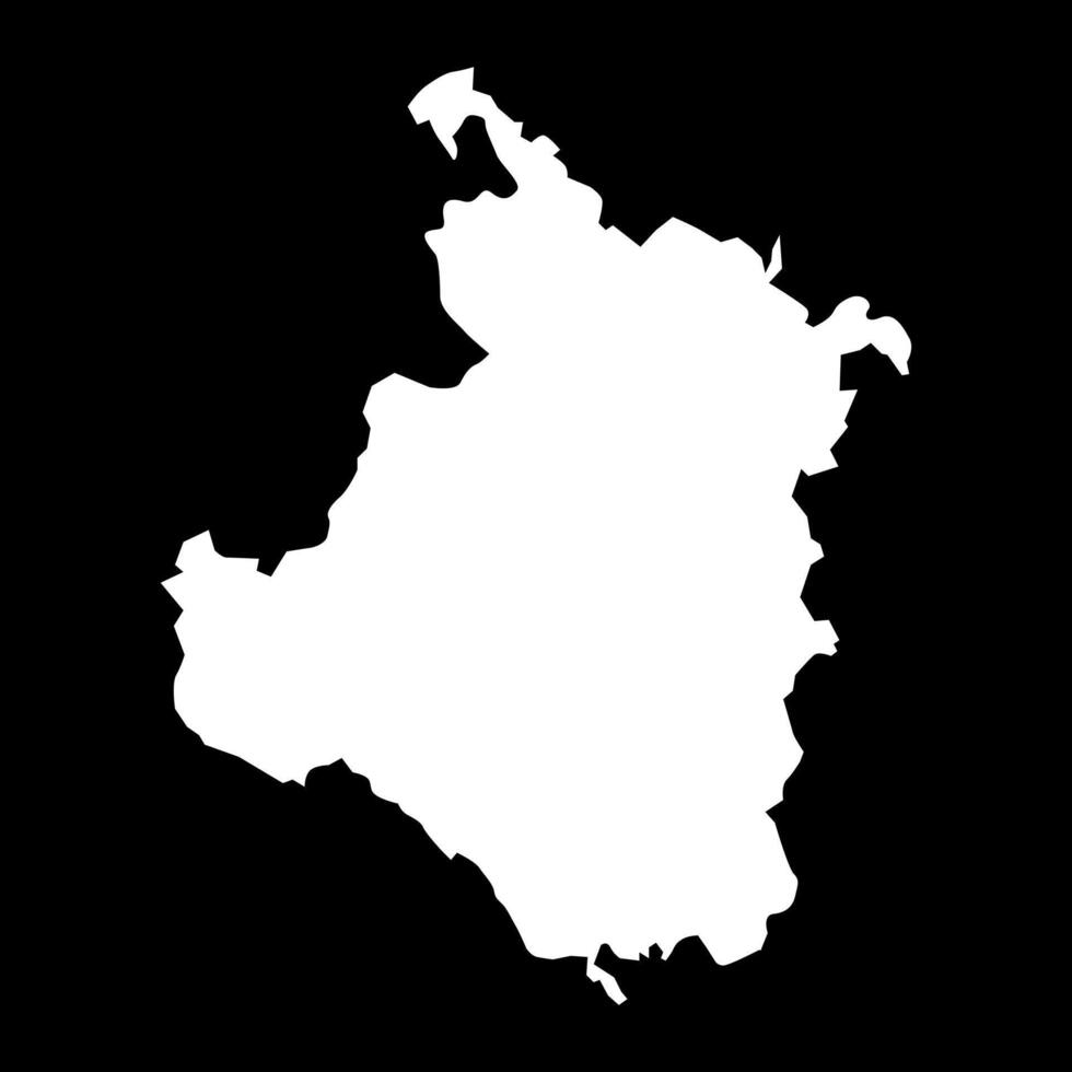 Karlovac county map, subdivisions of Croatia. illustration. vector