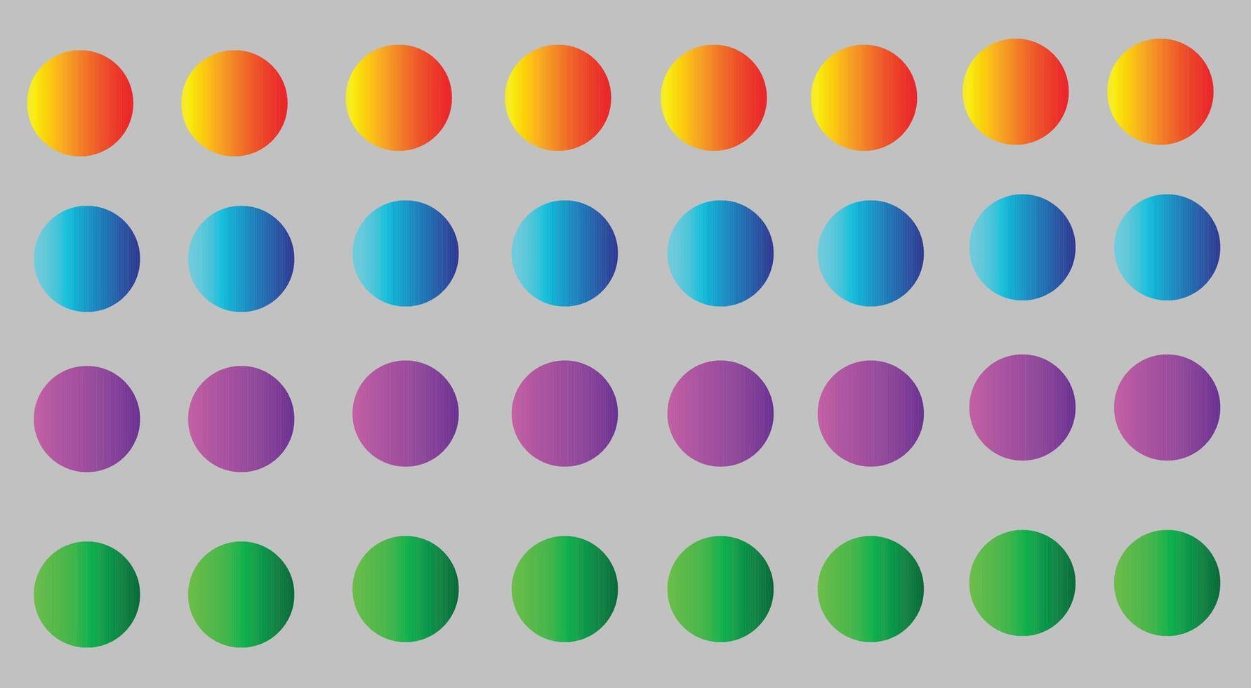 Colorful Gradient Circles Pattern Background vector