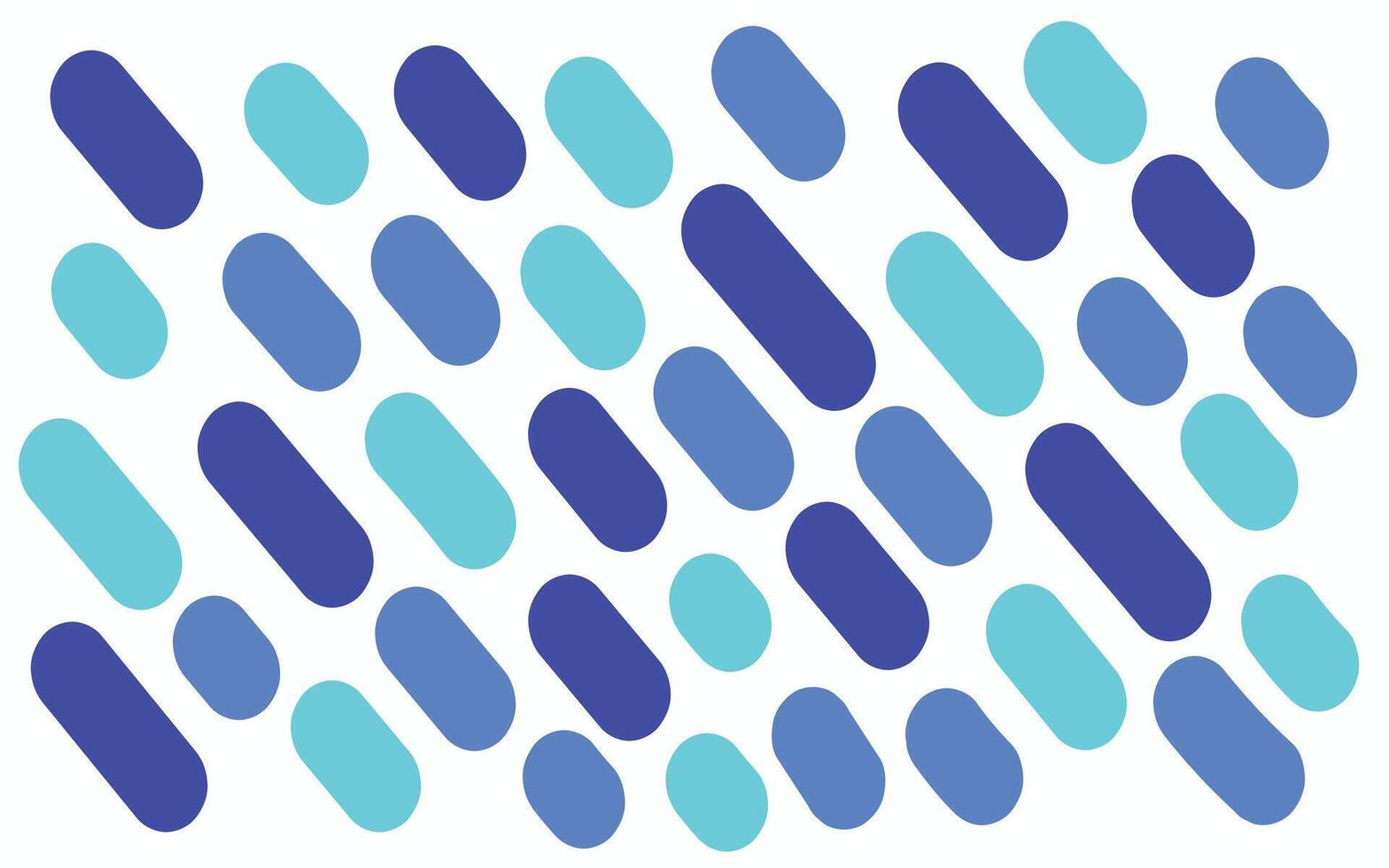 Seamless Blue and Teal Capsule Pattern Background vector
