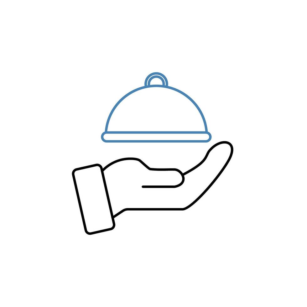 deliver concept line icon. Simple element illustration. deliver concept outline symbol design. vector
