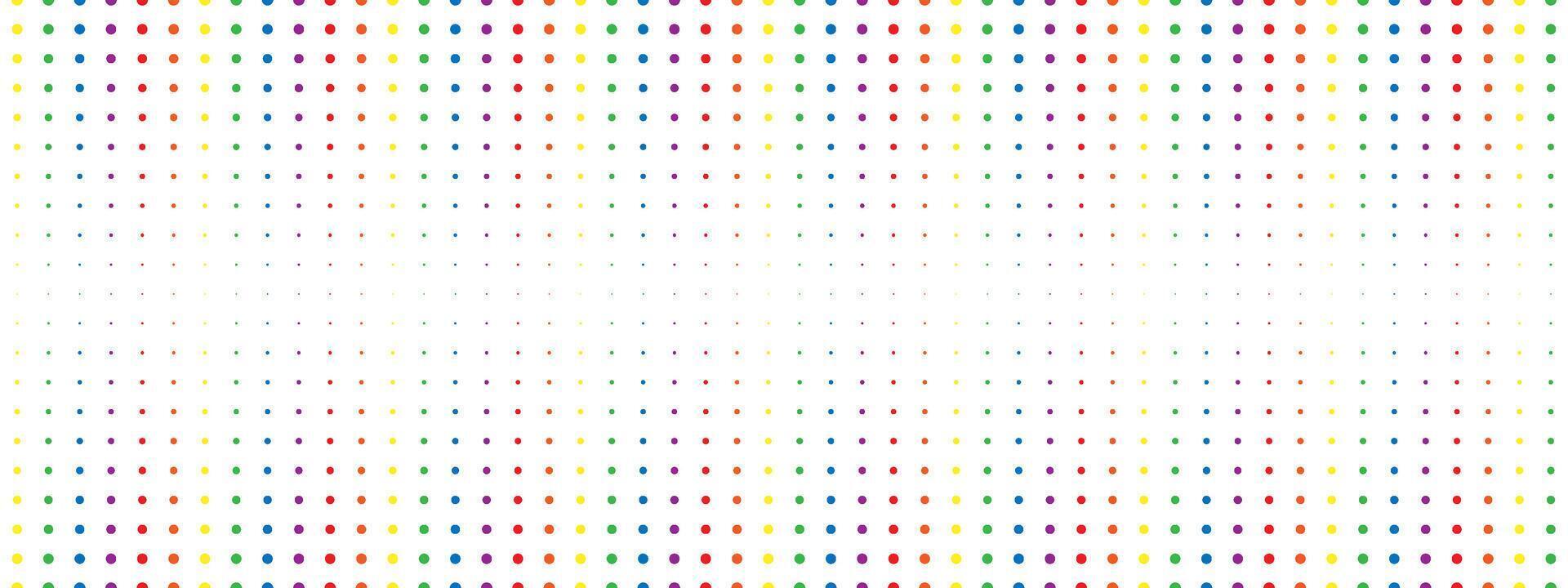 rainbow color lgbt halftone falling dots vector