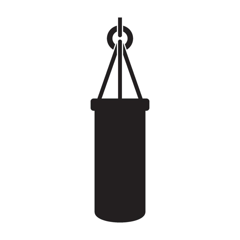 punching bag icon symbol vector
