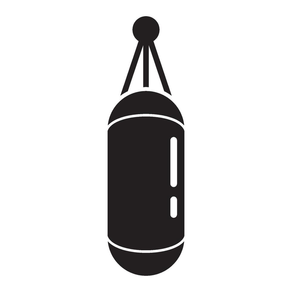punching bag icon symbol vector