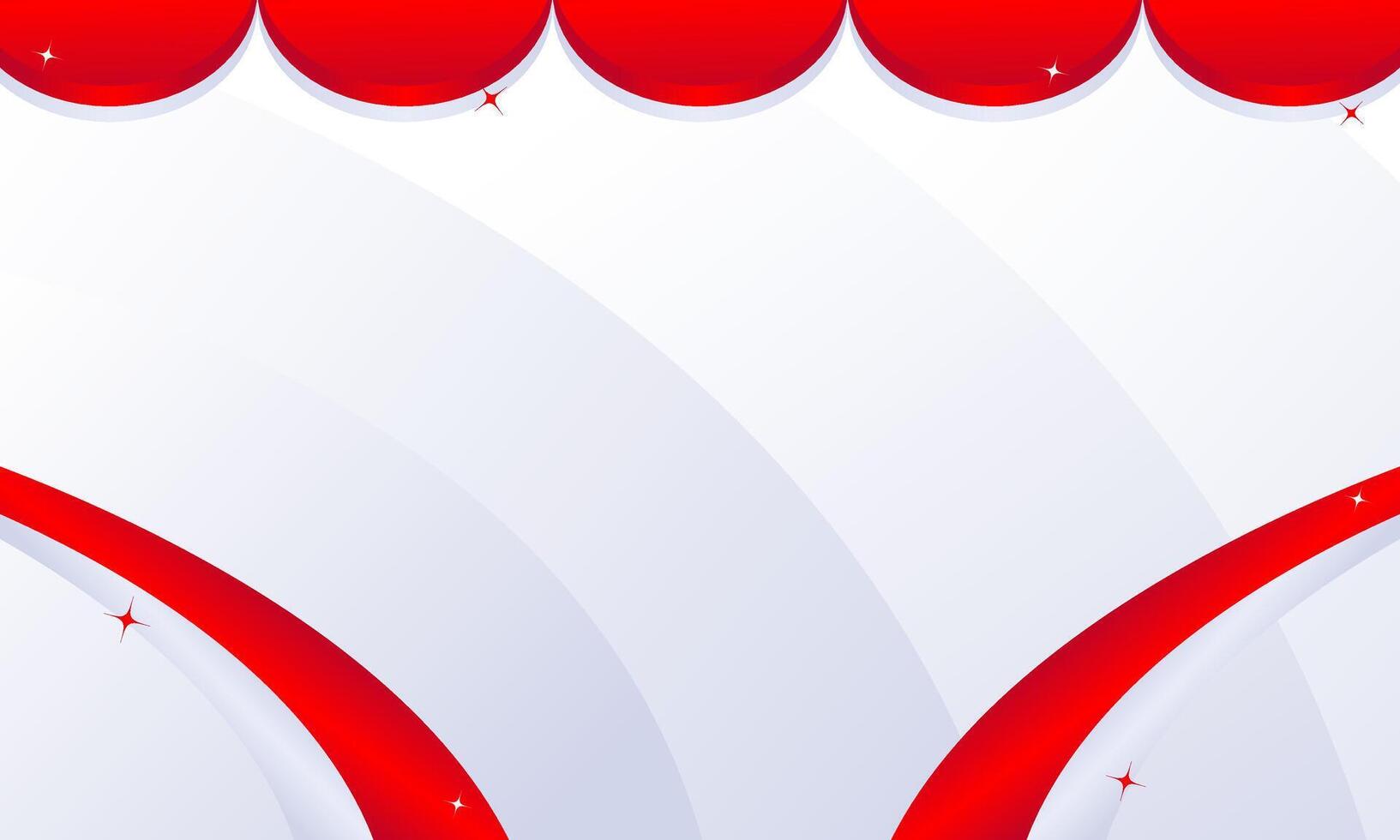 Red and white background for indonesia independence day celebration vector