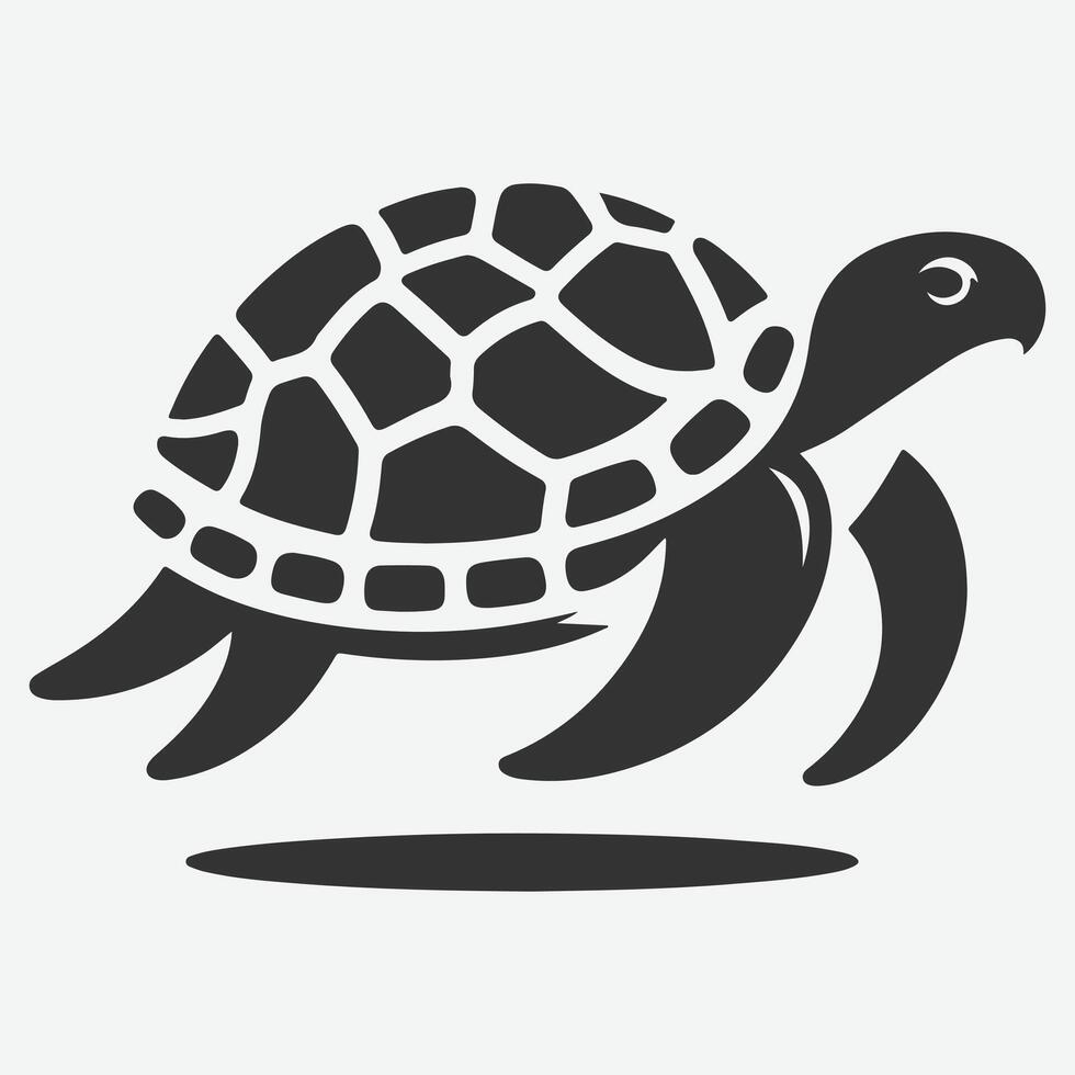 Majestic Turtle Silhouette Collection Ideal for Art Projects and Decor vector