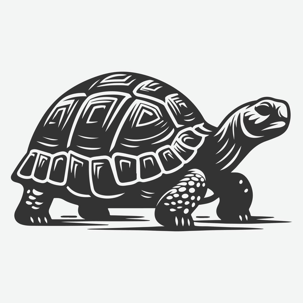 Majestic Turtle Silhouette Collection Ideal for Art Projects and Decor vector