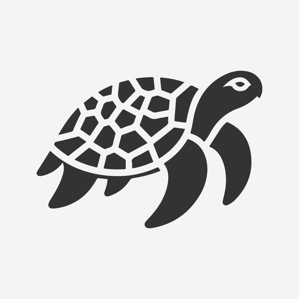 Majestic Turtle Silhouette Collection Ideal for Art Projects and Decor vector