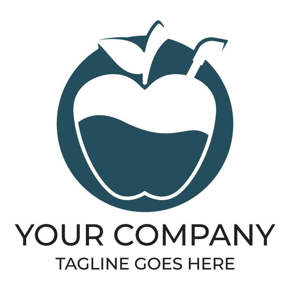 Apple illustration design vector
