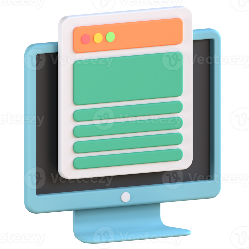 3D Illustration of fixed design png