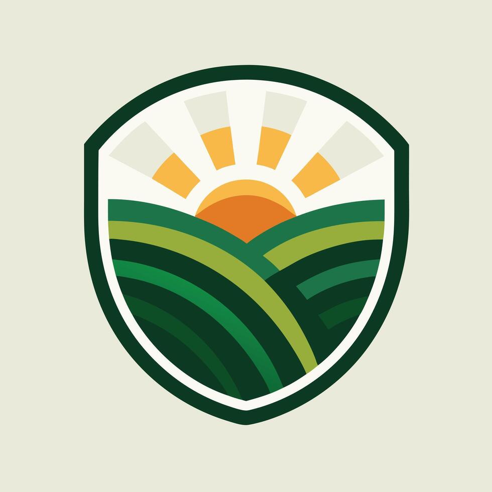 Agriculture Logo illustrationon white background vector