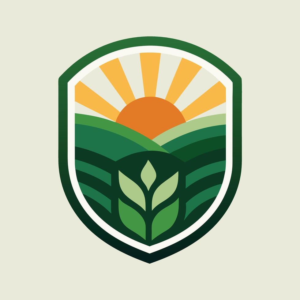 Agriculture Logo illustrationon white background vector