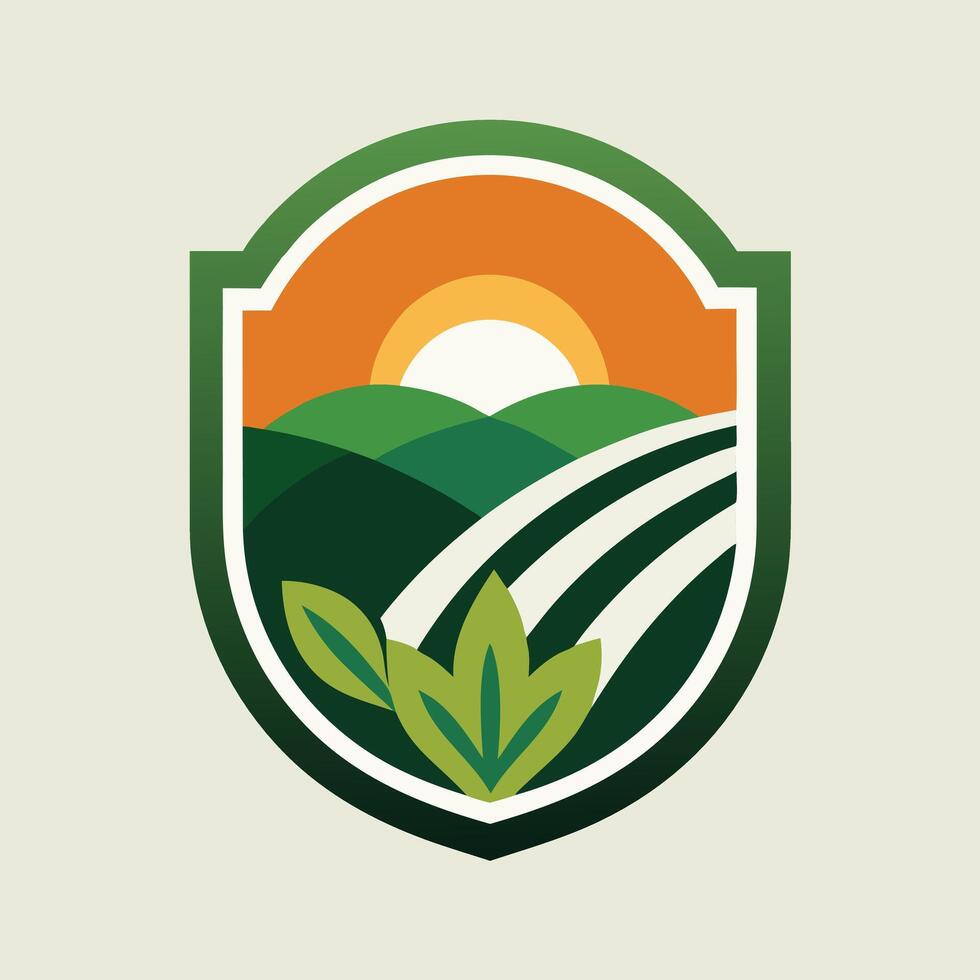 Agriculture Logo illustrationon white background vector