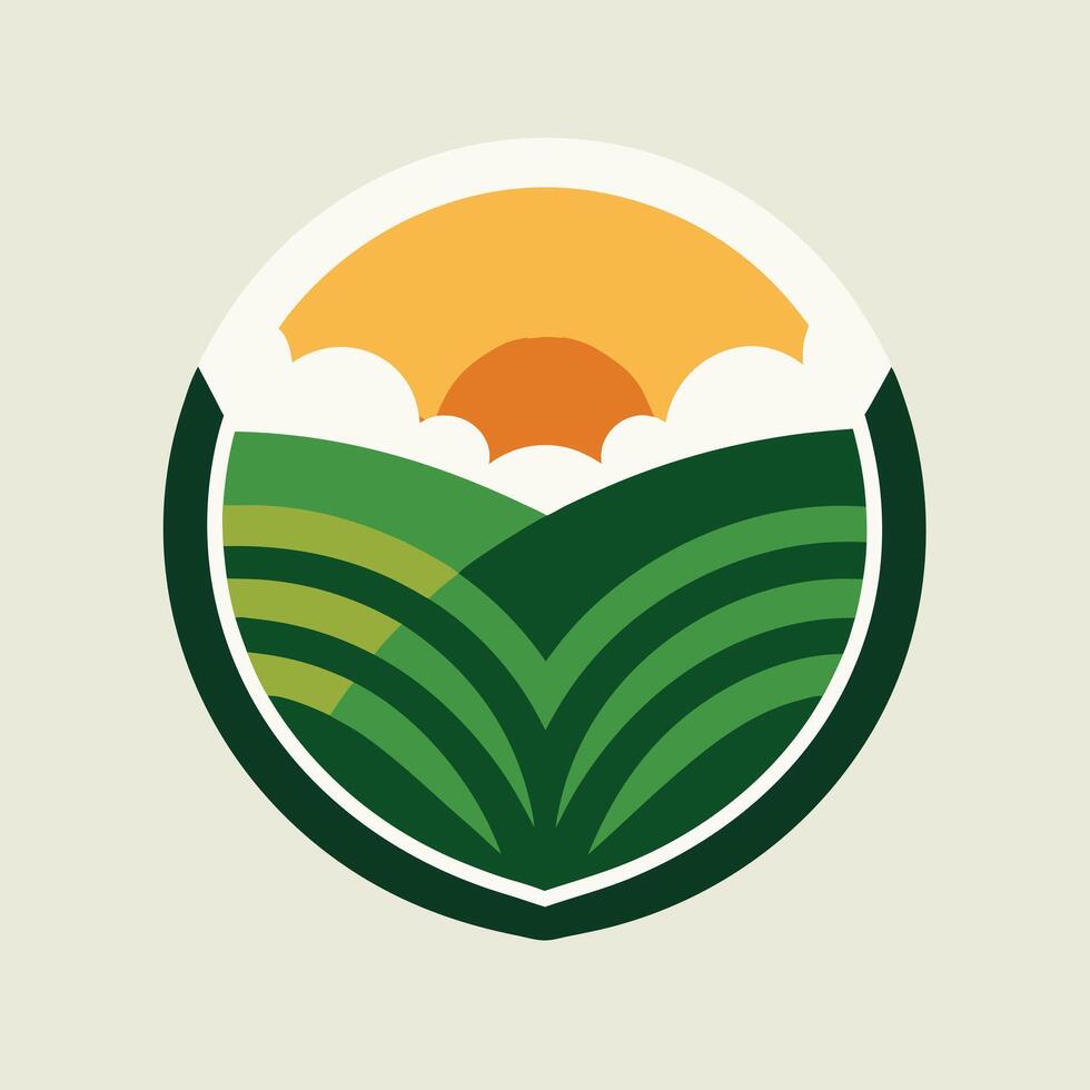 Agriculture Logo illustrationon white background vector