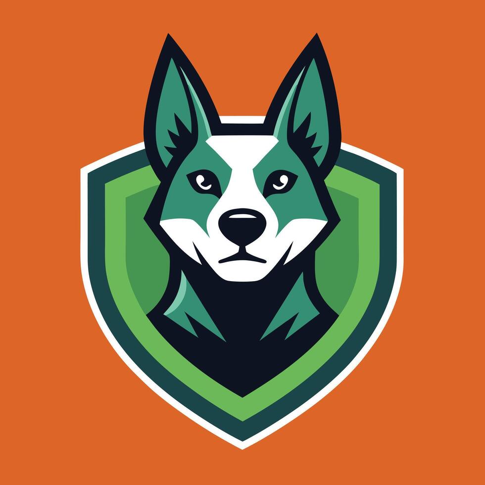 Pet Logo Illustration On solid background vector