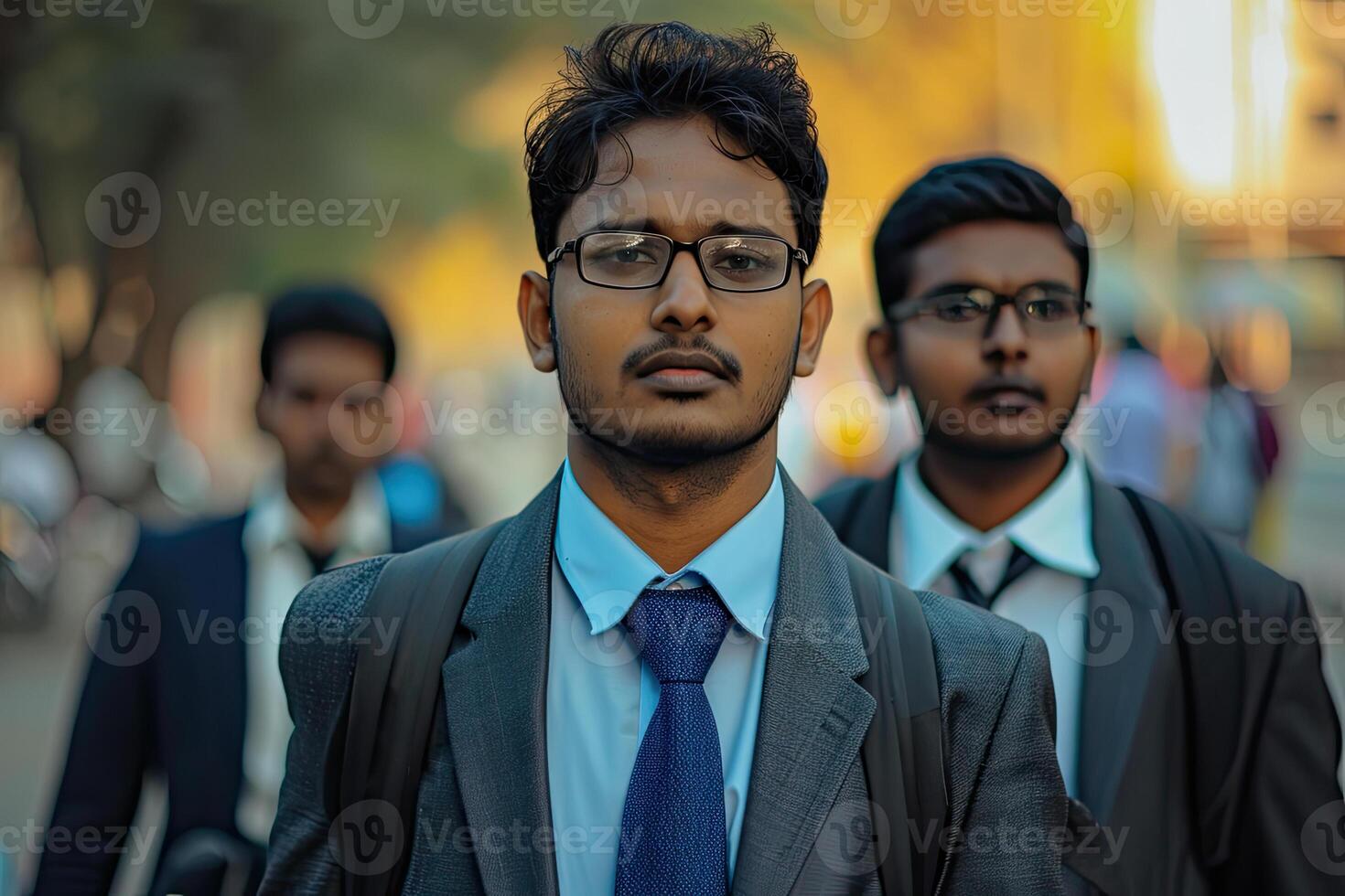 Indian Students in Suits photo