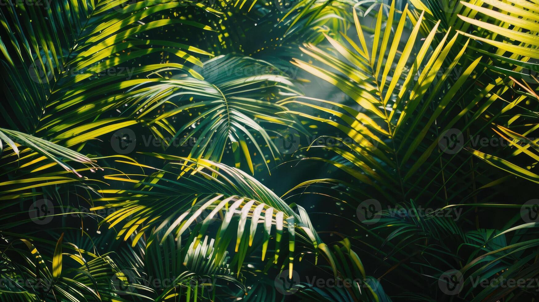 Palm Leaves Background photo