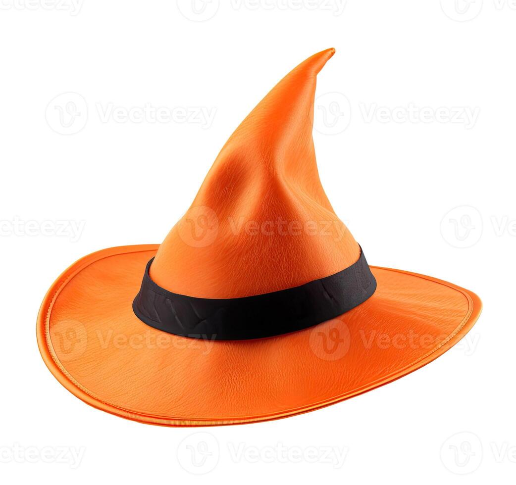 Witch Hat, Isolated on White photo