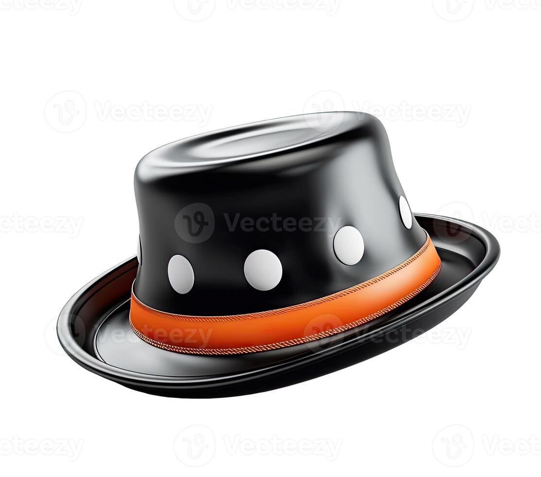 Halloween Hat, Isolated on White photo