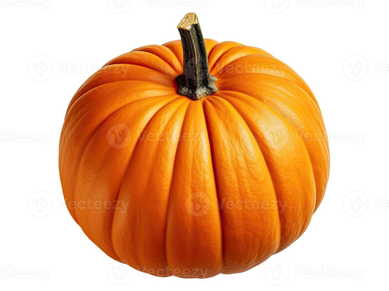 Big Ripe Pumpkin, Isolated on White photo